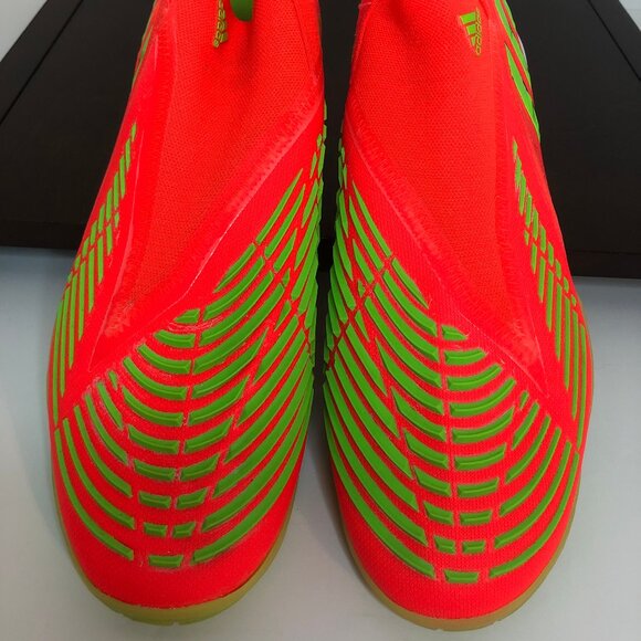 Adidas Predator Edge.1 IN Game Data Pack Laceless Soccer Shoe Sz. 8.5